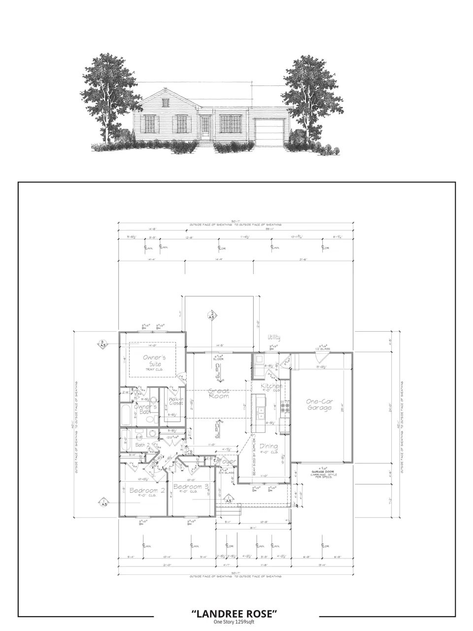 The Landree Rose floor plan